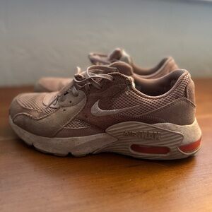 Nike Rose Whisper Pink Air Max Excee Lace Up Tennis Shoes Size 8